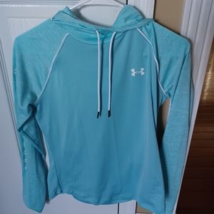 Under armour women's long sleeve hoodie. Light blue